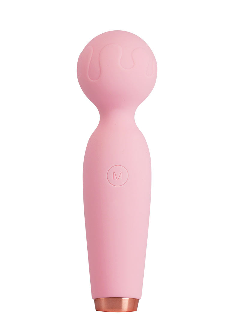 Compact Wand Women's Vibrator - Pink