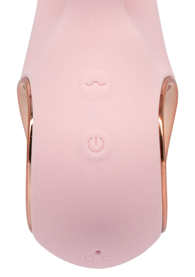 Dual Stimulation Women's Vibrator - Pink