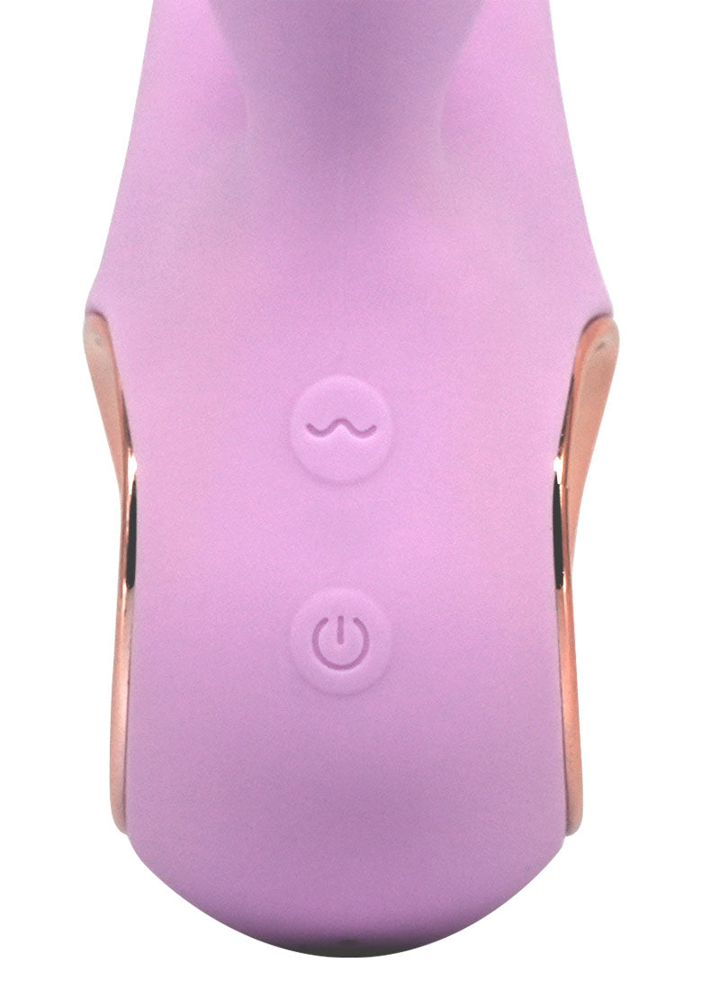 Dual Stimulation Women's Vibrator - Lavender