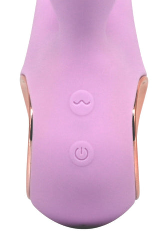 Dual Stimulation Women's Vibrator - Lavender