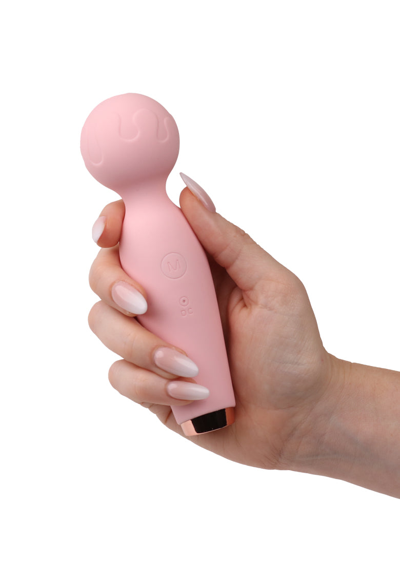 Compact Wand Women's Vibrator - Pink