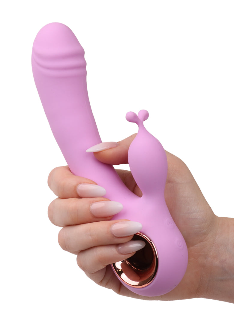 Dual Stimulation Women's Vibrator - Lavender