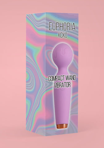 Compact Wand Women's Vibrator - Lavender